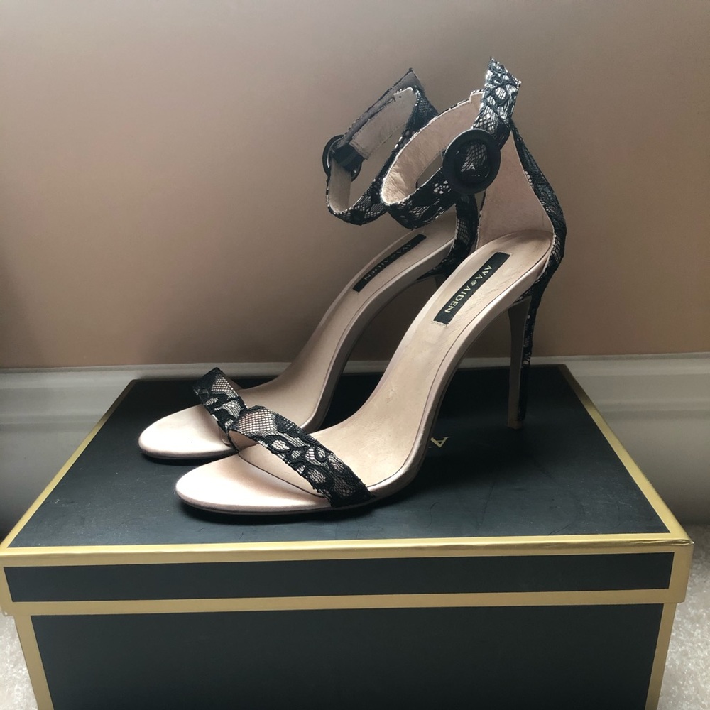 Ava and Aiden lace heels